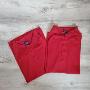 ❤RED SCHOOL POLO SHIRT❤
